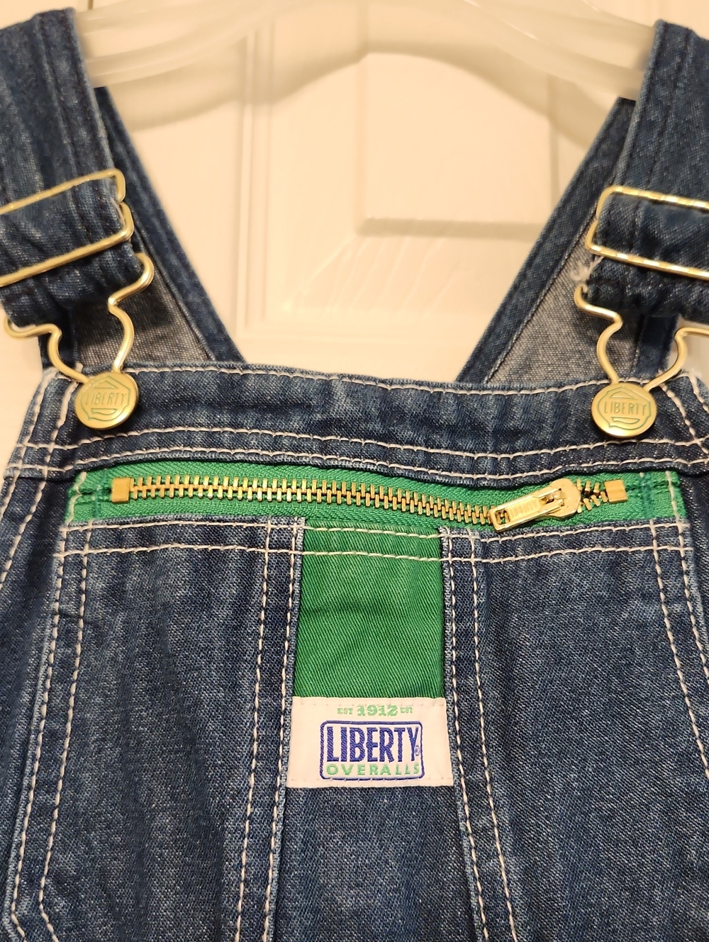 Kids Liberty Denim Overalls 100% Cotton - Picture 4 of 8